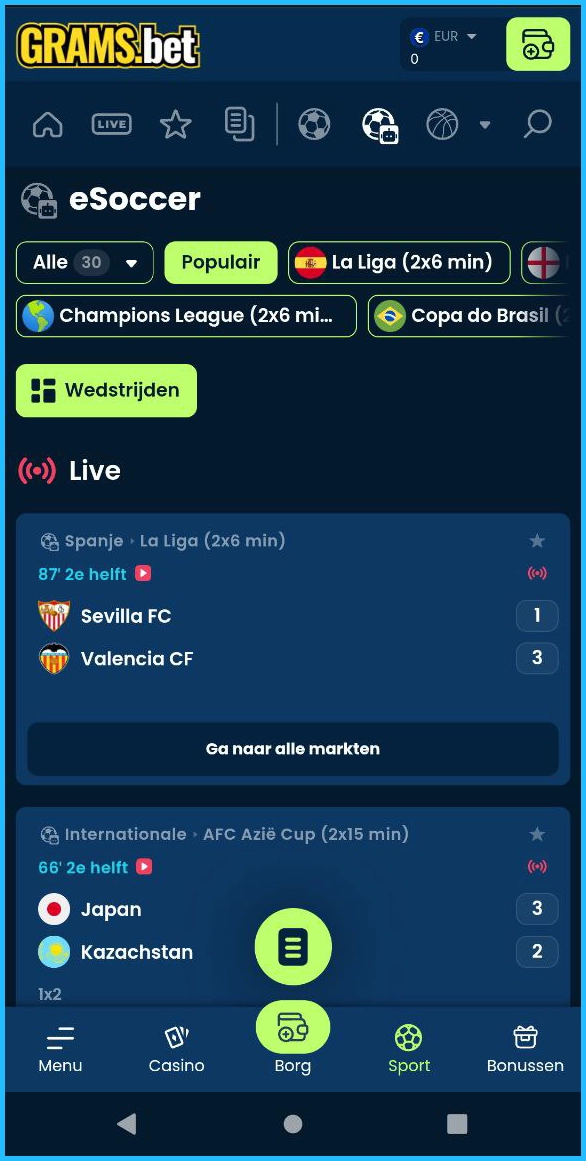 Live eSports evenementen voor gamers